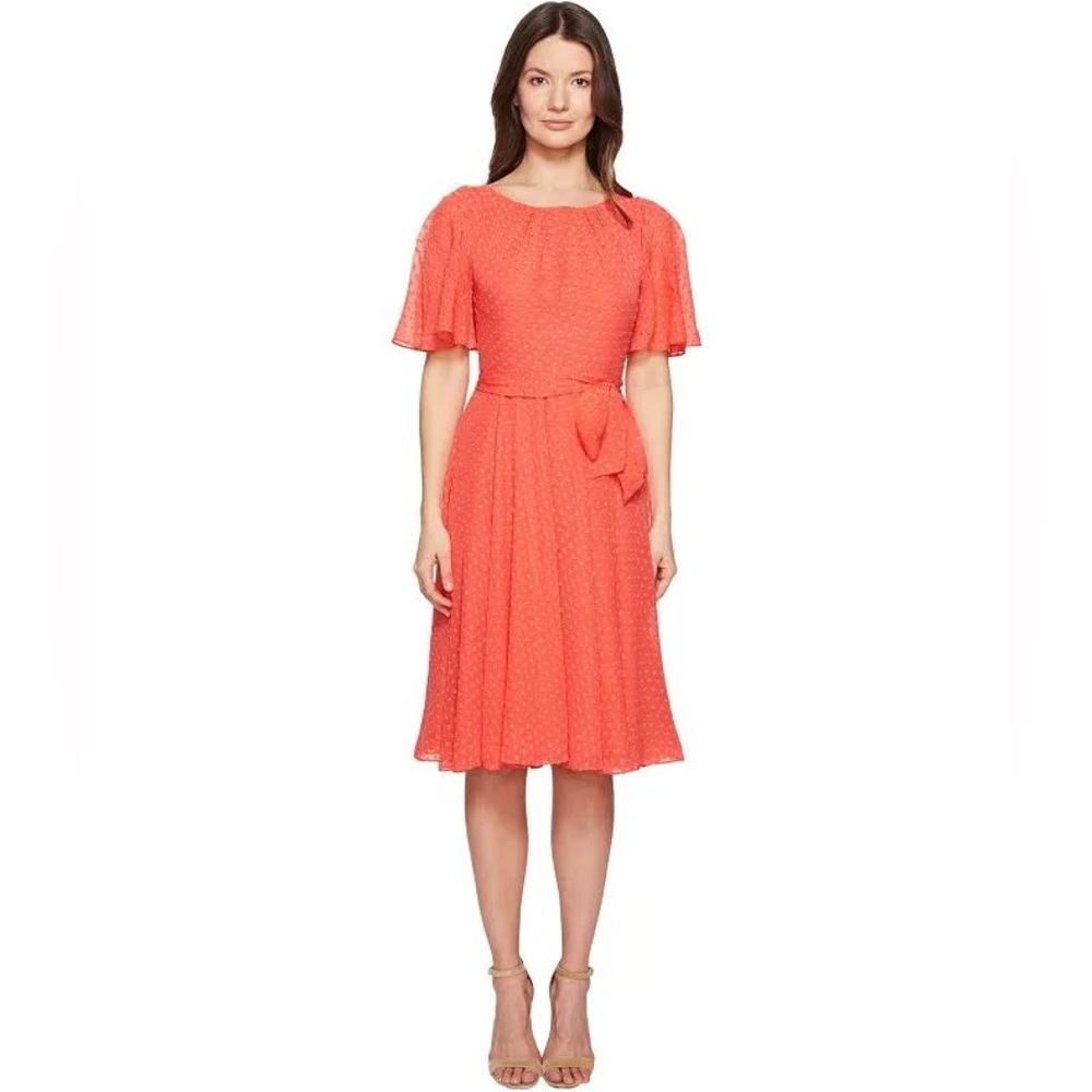Kate Spade clipped dot dress ✨